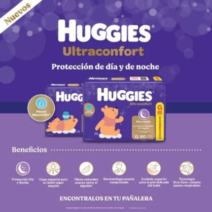 Pañal generico ultraconfort dia y noche ahorrapack talle extra grande (XG)